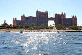 Atlantis resort seen from the sea