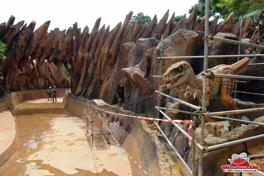 Attacking Dinosaur