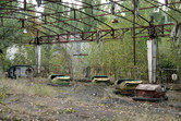 Bumper cars in Chernobyl