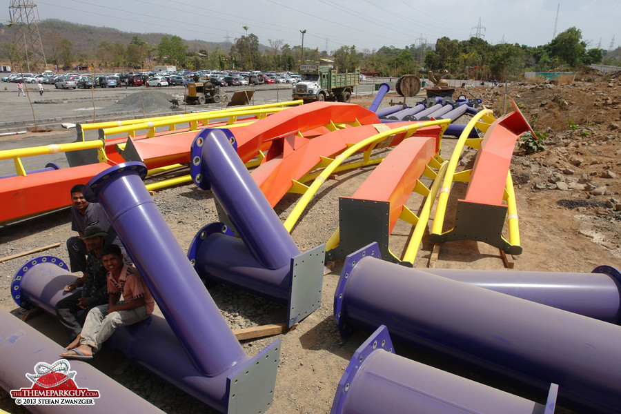 'Nitro', coaster number two, is still in the making