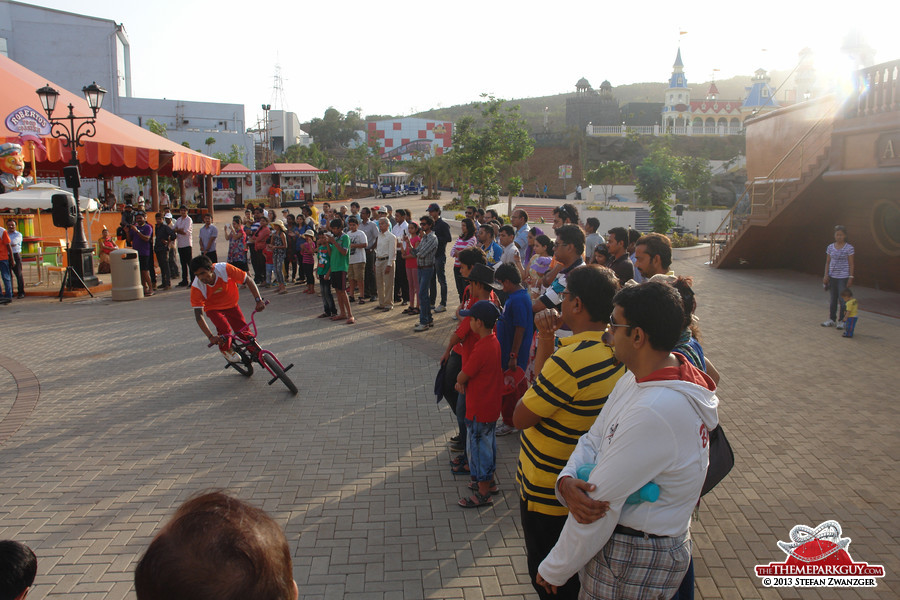 Some see a bike stunt show, some see the story of a single mother