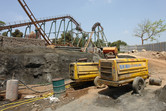 Half coaster, half construction site