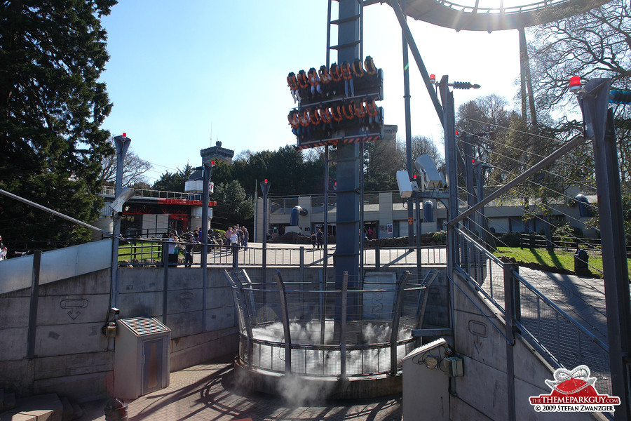 Alton Towers dive roller coaster