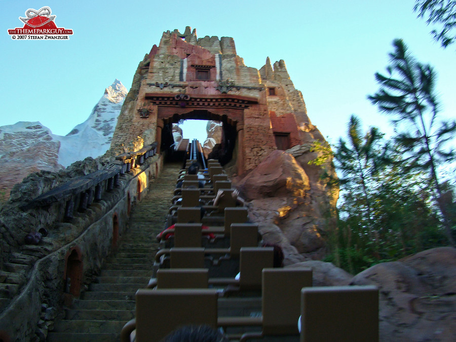 On the lift hill