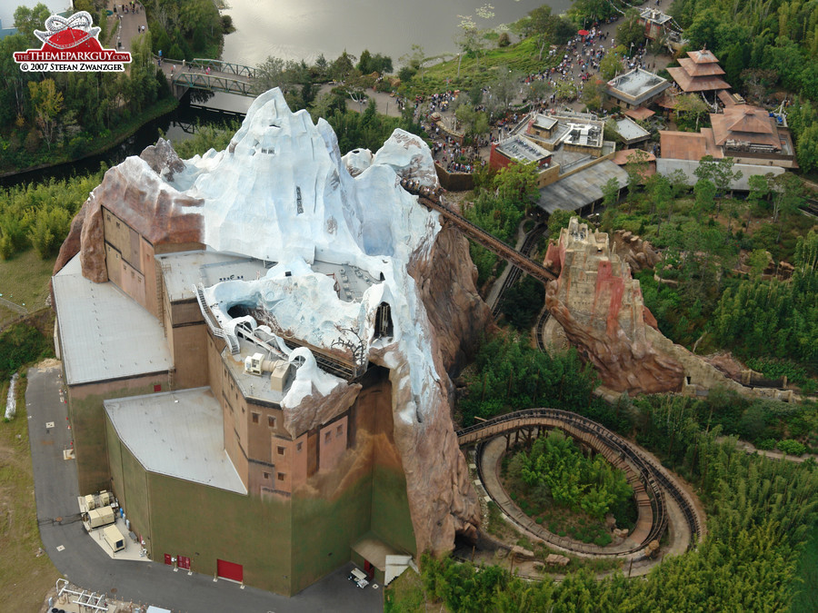 Expedition Everest from above