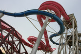 Intertwining thrill slides