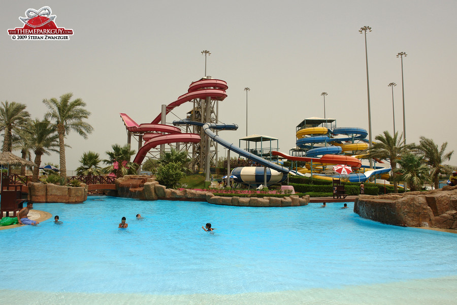 Aqua Park Kuwait setting