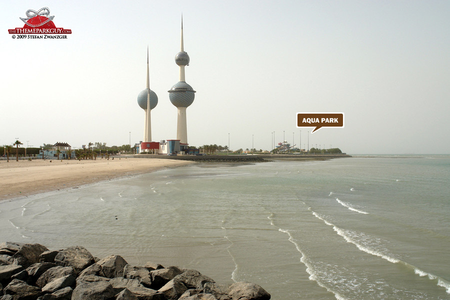 Location of Kuwait's best water park