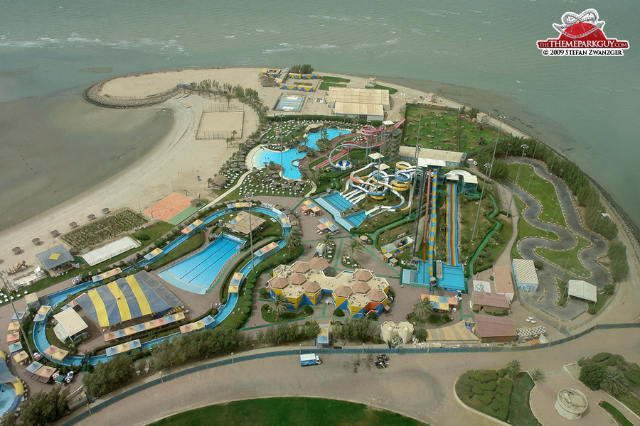 Aqua Park Kuwait aerial view