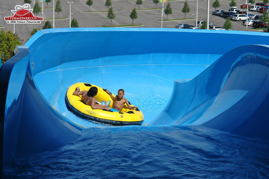 Family rafting slide