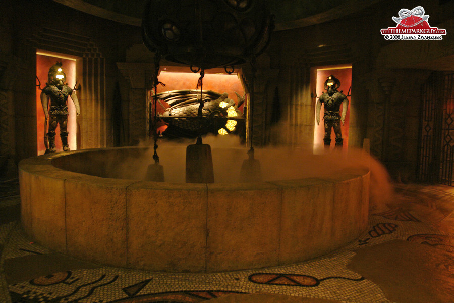 Lost city of Atlantis scenery