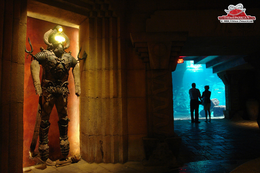 Atlantis underground aquarium world