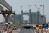 Atlantis The Palm under construction, 2007