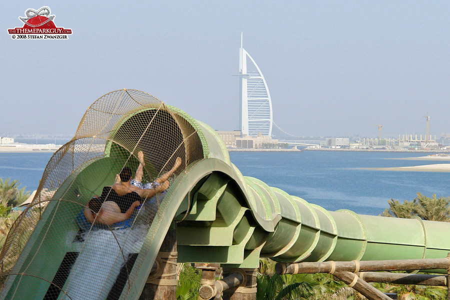 Burj al Arab hotel in the background