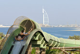 Burj al Arab hotel in the background