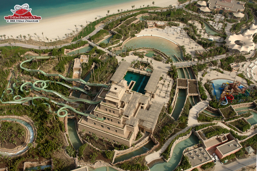 Aquaventure water park prior to opening