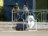 Approaching Ethiopia's sole outdoor amusement park