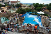 Surf pool at the entrance