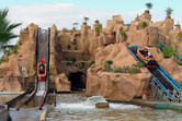 Mountainous flume ride