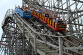 Wooden dueling coaster