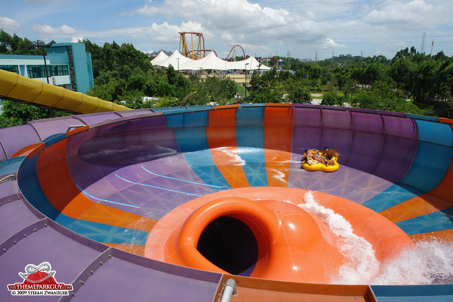 Giant bowl slide