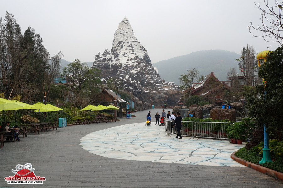 What's this? Disneyland's Matterhorn?