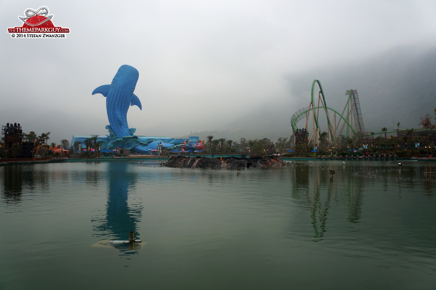 Chimelong Ocean Kingdom whale shark building landmark