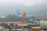 Chimelong Ocean Kingdom seen from Hengqin Bay Hotel