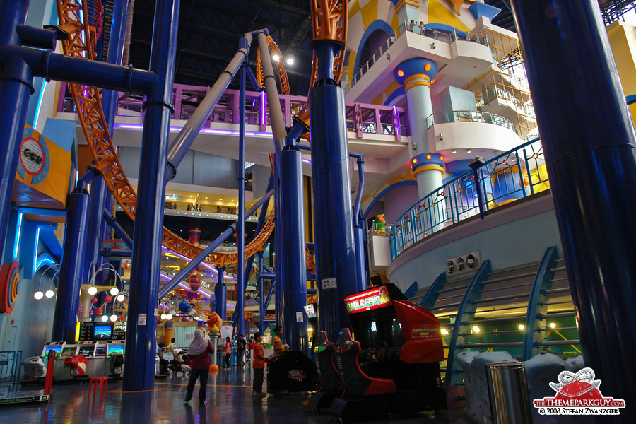 Coaster in the shopping mall