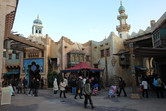 The romantic Arabian-themed area of the park