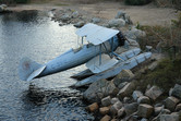Stranded Indiana Jones plane