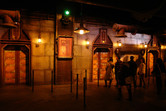 Elevators bring queuers down to the loading station