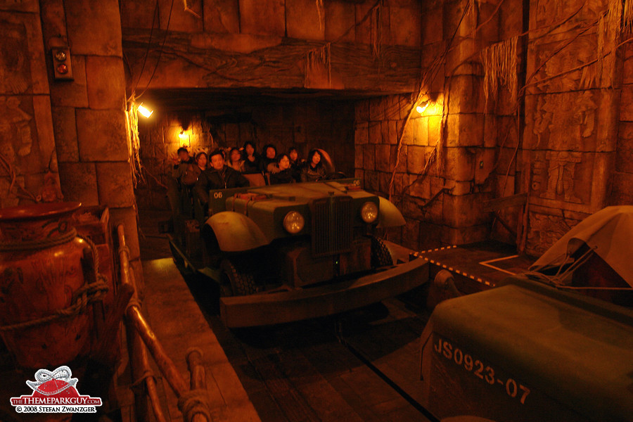 Indiana Jones ride vehicle