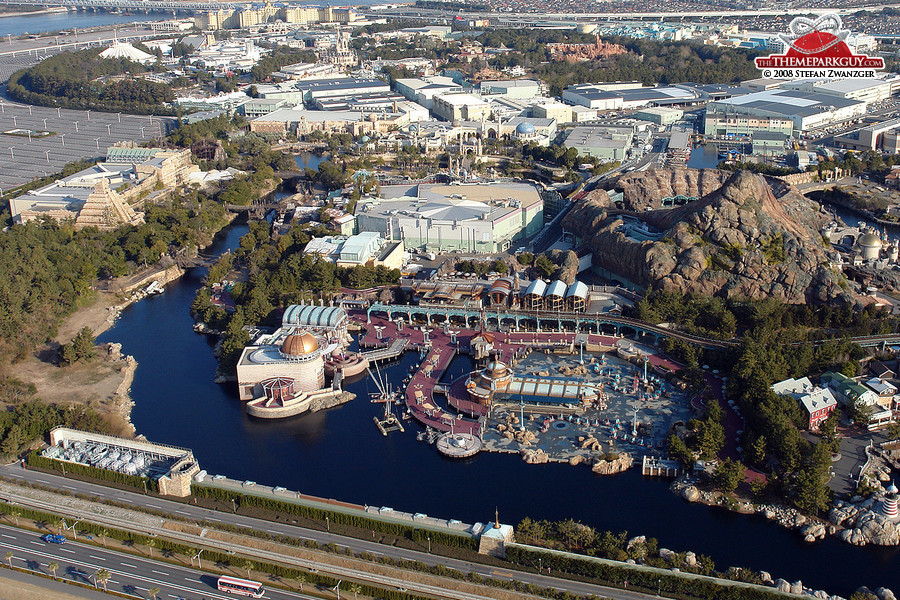 DisneySea, seen from the helicopter