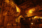 The detail-obsessed, atmospheric queue inside the Indiana Jones temple