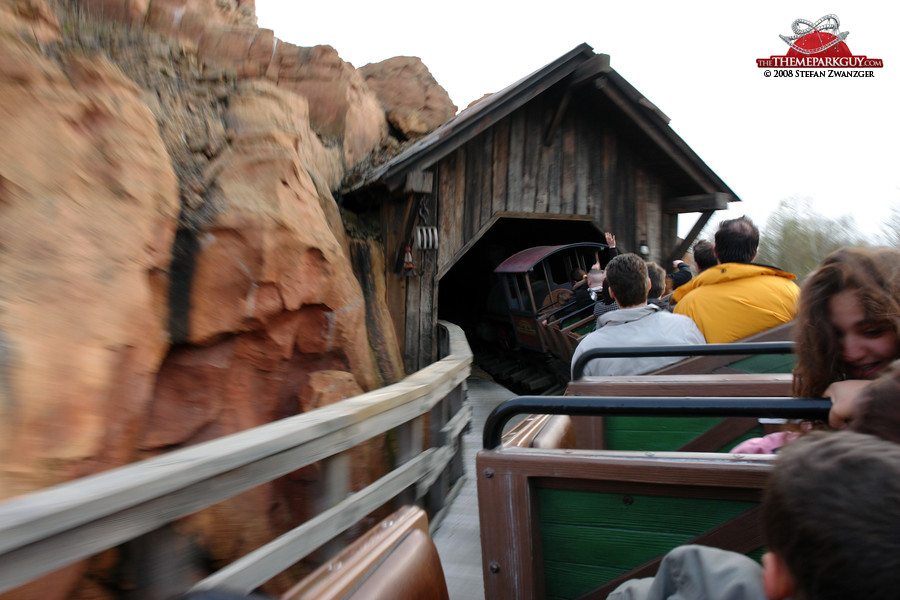 Disney's classic mine train ride