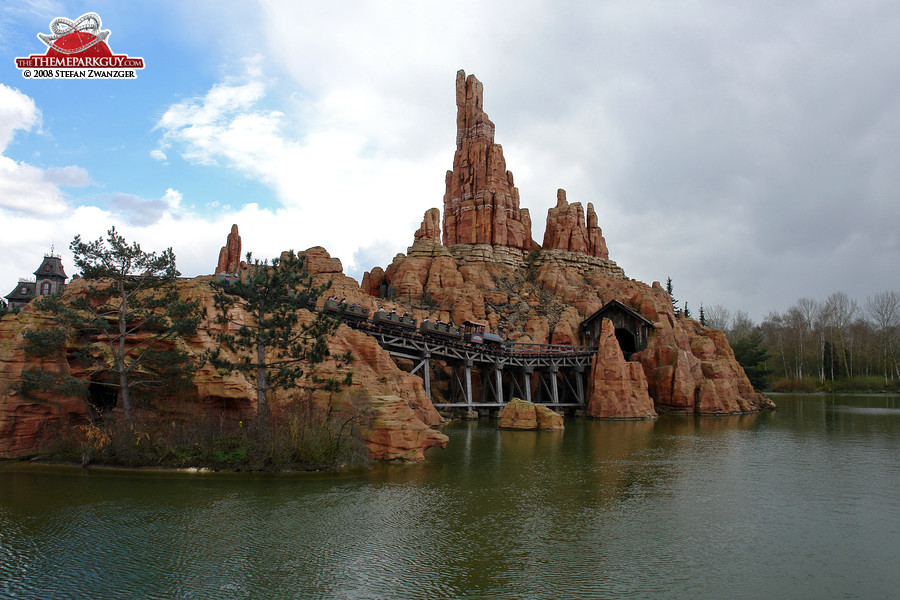 Big Thunder Mountain roller coaster