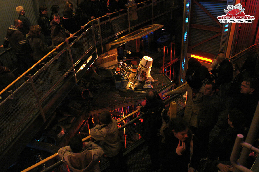 Star Tours ride queue