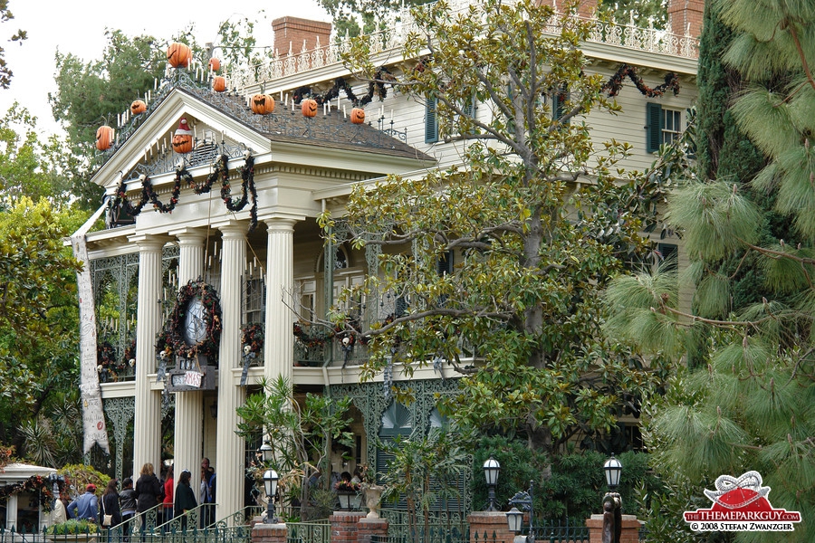 Haunted Mansion ghost train