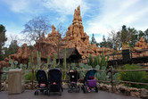Big Thunder Mountain, with parked buggies