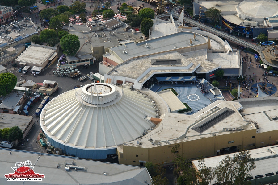 Space Mountain from above