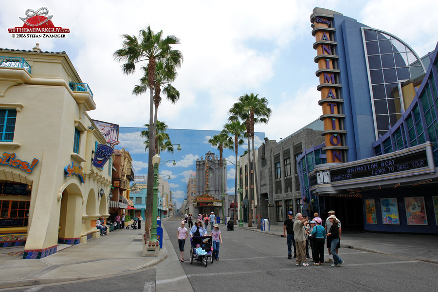 California Adventure street vista