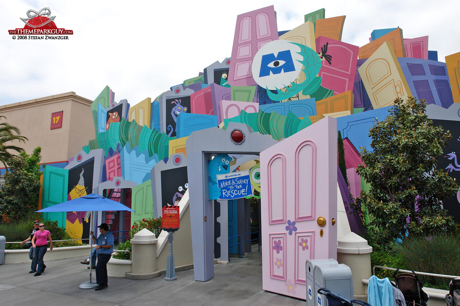 Monsters, Inc. dark ride entrance