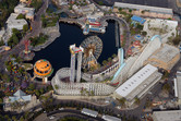 Paradise Pier section from above