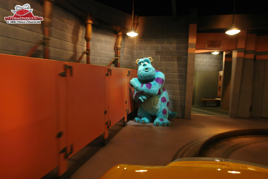 Monsters, Inc. ride, unique to this Disney park