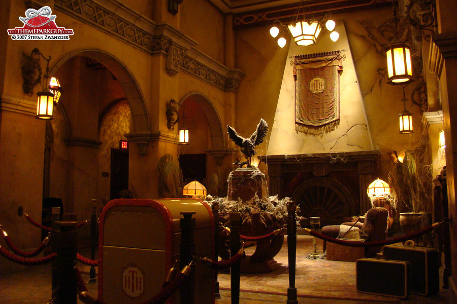 Tower of Terror interior design