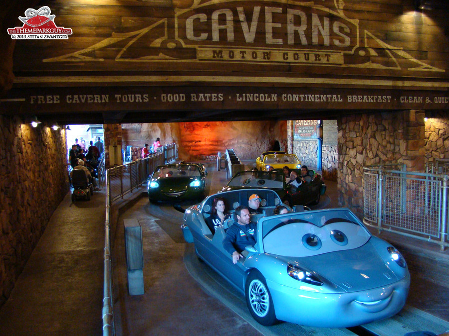 Radiator Springs Racers: Cars Land's main attraction