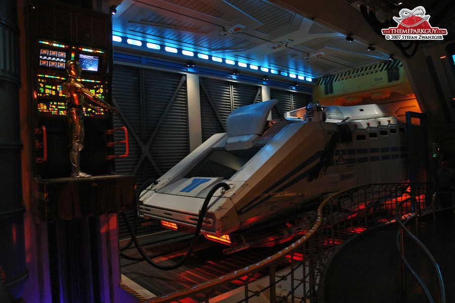 Star Tours flight simulator