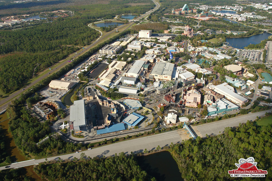 Disney's Hollywood Studios aerial view