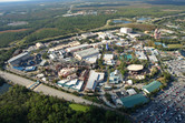 Disney's Hollywood Studios seen from the helicopter